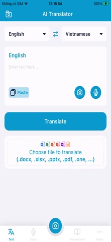AI Translator: Text & Voice screenshot