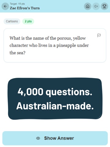 Larrikin Trivia iPad screenshot