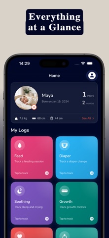 Baby Tracker & Log - Maya Baby screenshot