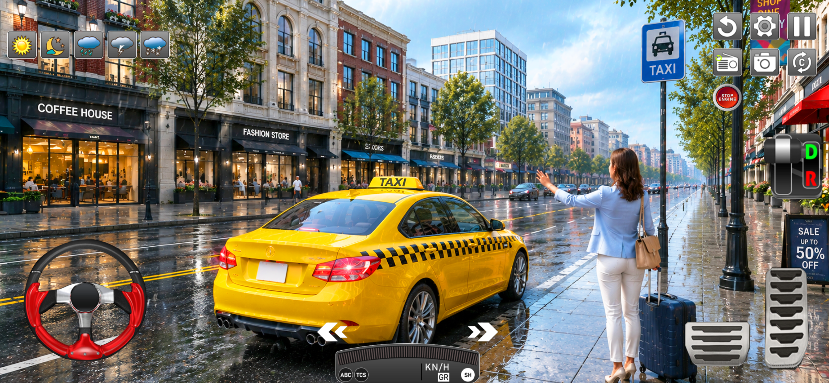 Miami Taxi Simulator Car Games screenshot 2