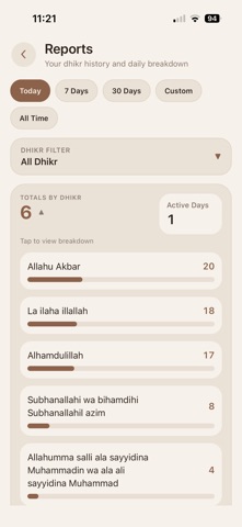 Tasbih Counter: Daily Dhikr screenshot
