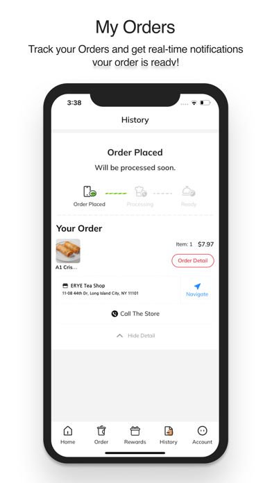 二葉 ERYE TEA SHOP iPhone screenshot 3 - Food & Drink app