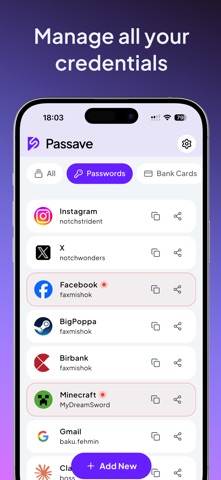 Passave: Password Manager screenshot