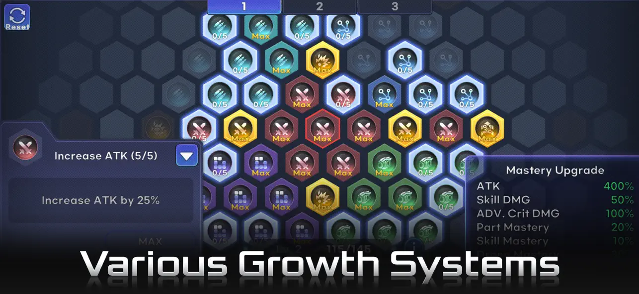 Darkstar: Idle RPG Hack screenshot 5 - game app interface