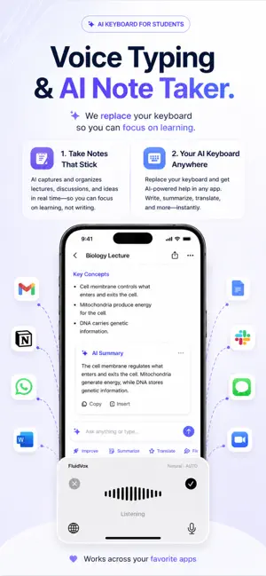 FluidVox: Speech To Text screenshot 1