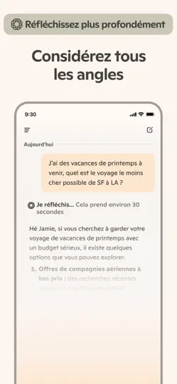 Capture d'écran de Microsoft Copilot sur iPhone 4