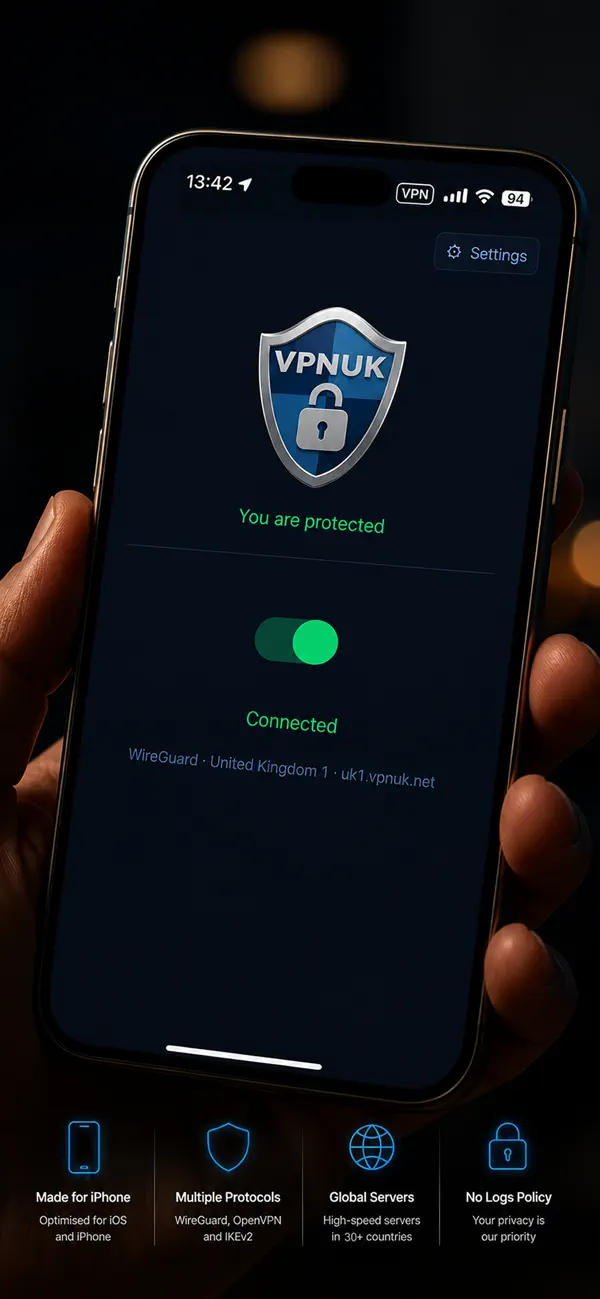 Screenshot #1 pour VPNUK - Fast & Secure VPN