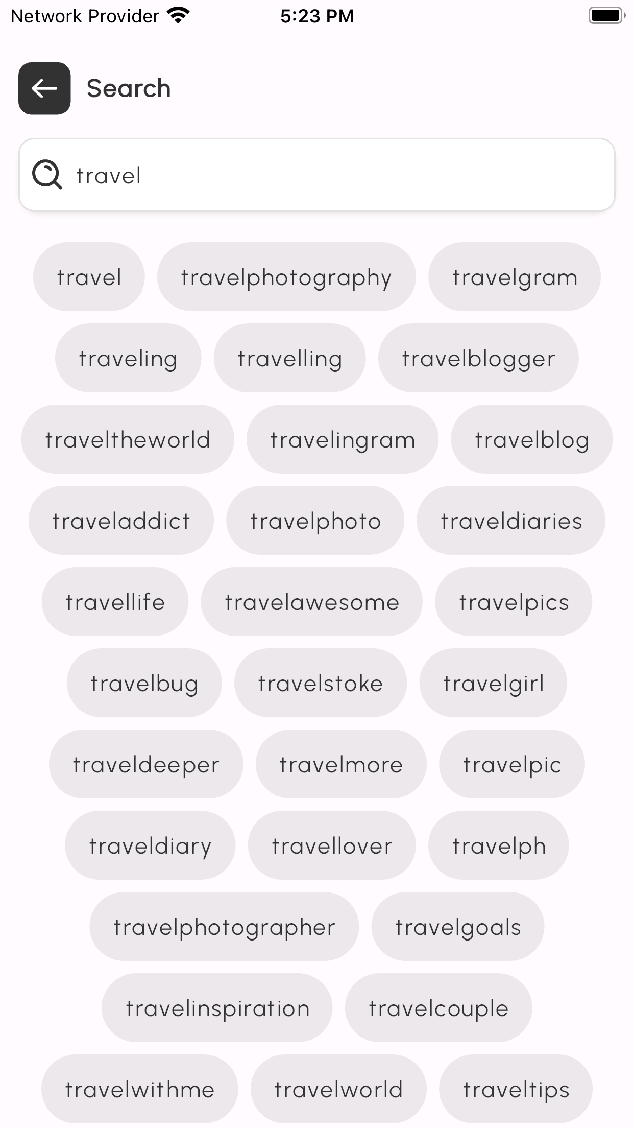in Tags - Hashtags generator