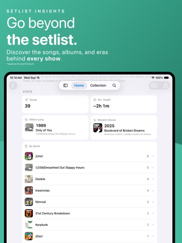 Encore for Setlist.fm Screenshot 3