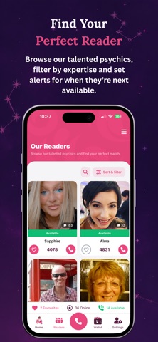 Psychic Sofa - Online Readings iPhone screenshot