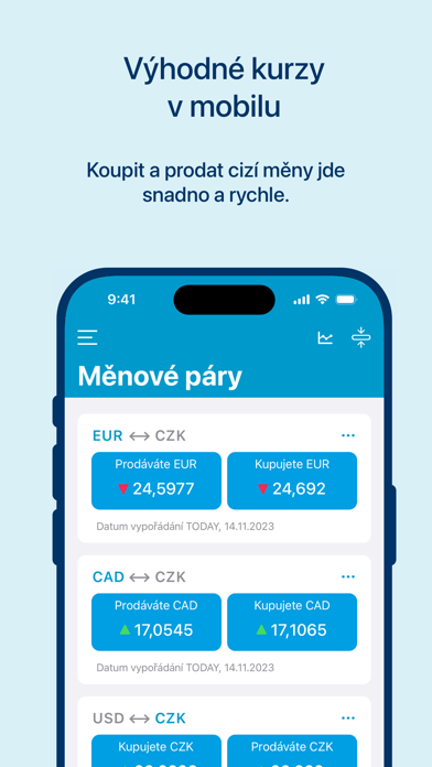 ČSOB CEB Mobile iPhone screenshot 7 - Finance app