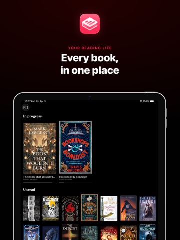 Leatherbound: Reading Tracker ipad screenshot 2