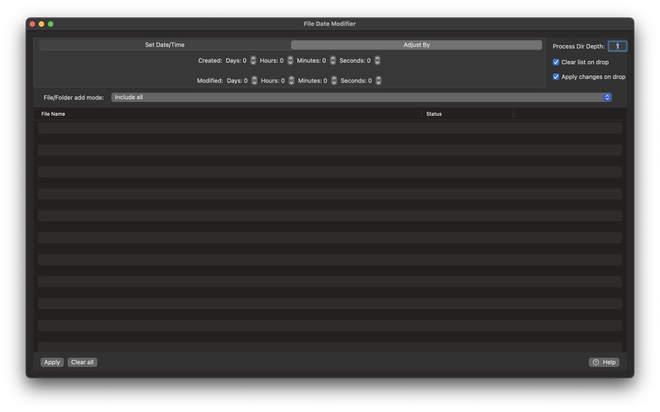 #2. File Date Modifier (macOS) Podle: Shaun Hirst