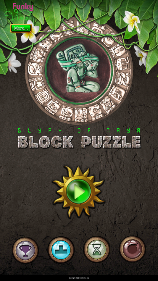 #1. Glyph of Maya : Block Puzzle (iOS) 由: 펑키바인