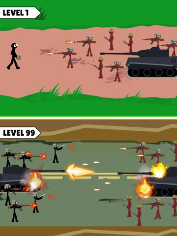 Clash of Stickman: Evolution iPad screenshot