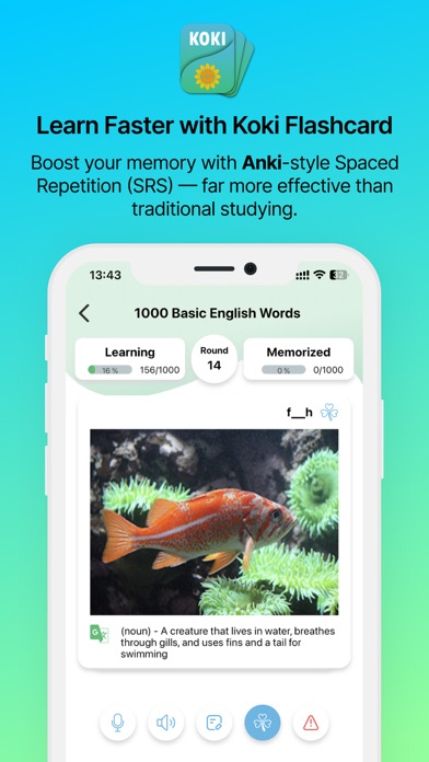 Koki FlashCard app screenshot 1