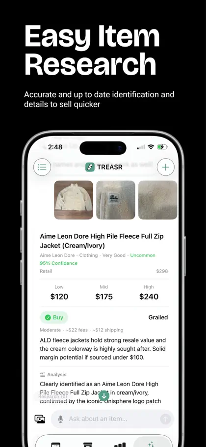 Screenshot 4 von 5 zu TREASR: Inventory Calculator