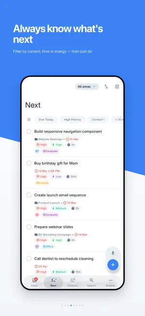 NextThing: GTD To-Do List screenshot 4