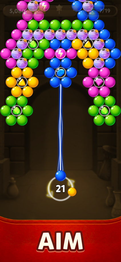 Bubble Pop Origin! Puzzle Game 的 App Store 截图 1