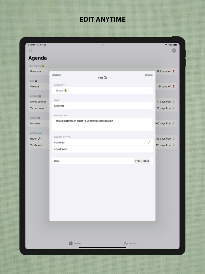 Days Event Counter Trackify