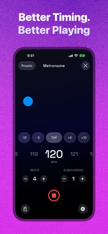 Guitar Wiz - Tuner & Chords iPhone screenshot 5