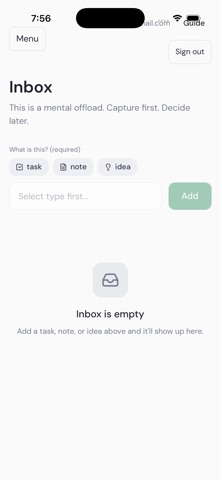 TIF — Today Is Focus screenshot