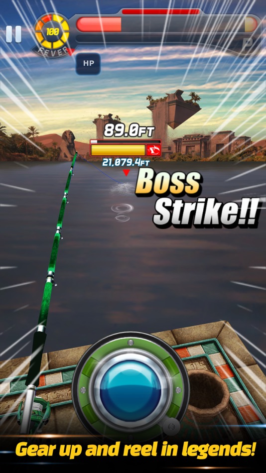 #3. Ace Fishing: Wild Catch (iOS) 由: Com2uS Corp.