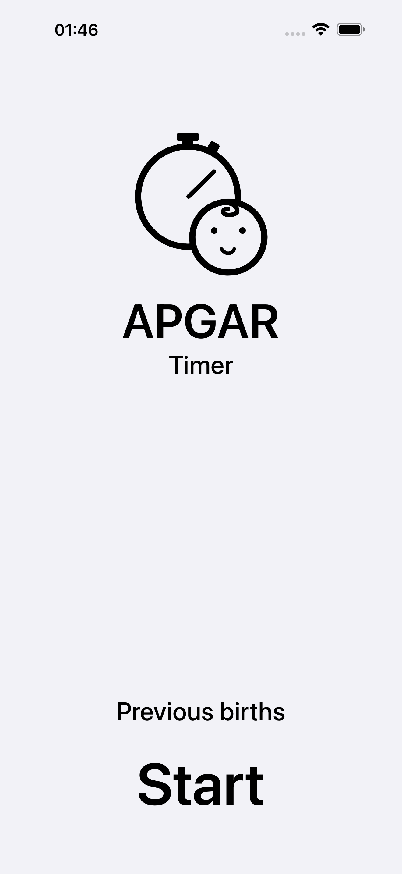 APGAR Timer