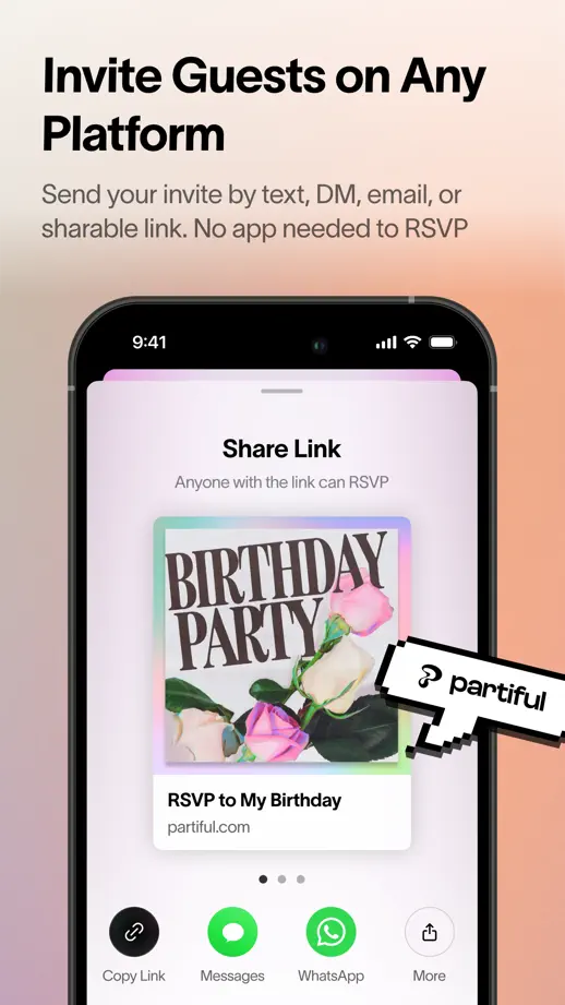 Partiful, App Store screenshot 3
