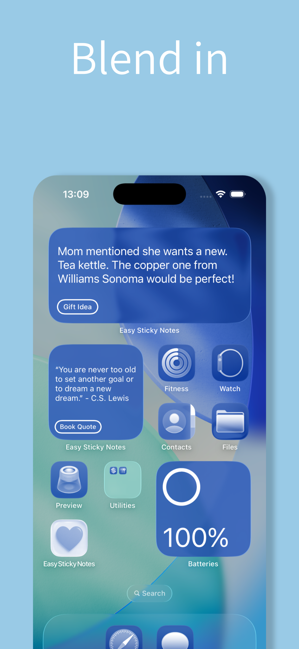 Easy Sticky Note Widget & Pin