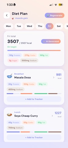 Tikel: AI Nutrition screenshot