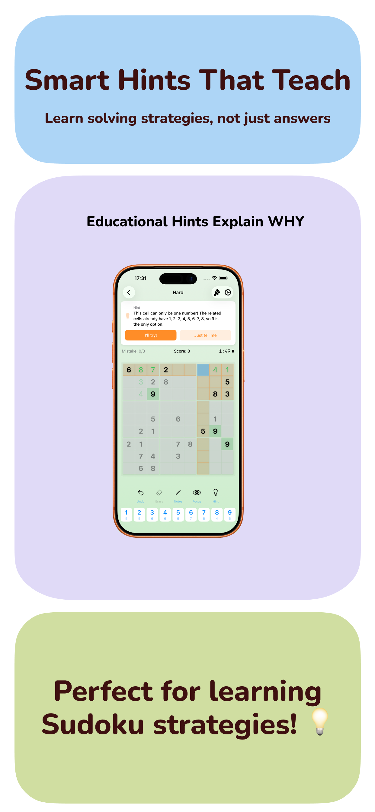 Sudoku - Brain Puzzles screenshot 5