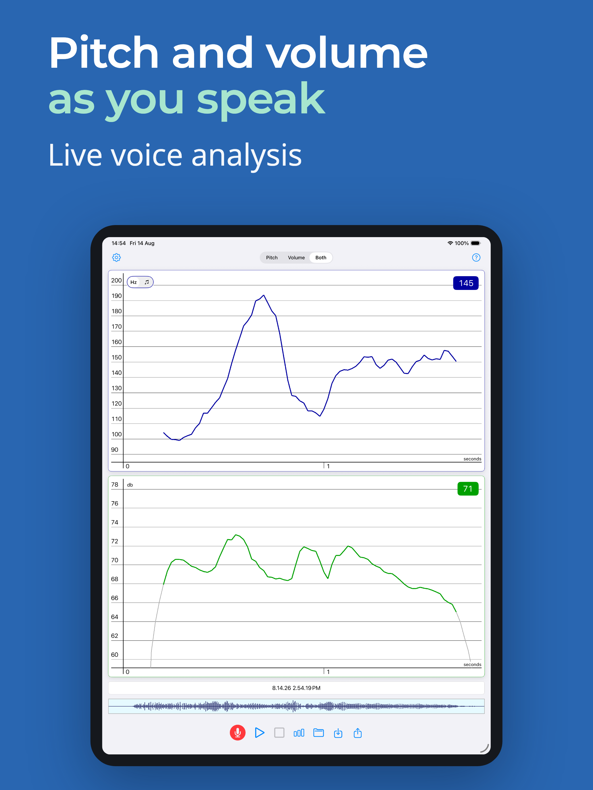 Voice Analyst: Pitch & Volume screenshot 8