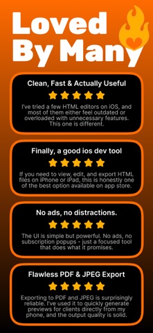 HTML Creator : Editor & Viewer Screenshot 5 of 5