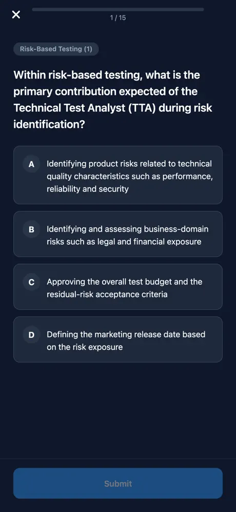 ISTQB Tech Test Analyst Prep screenshot 3