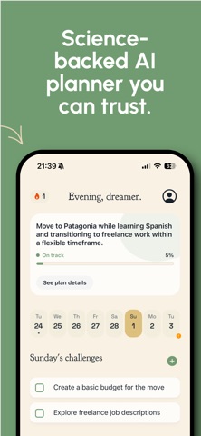 Weekly AI Planner - Luna Coach screenshot
