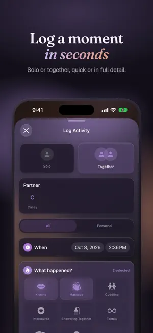 Kairos - Intimacy Tracker screenshot 3