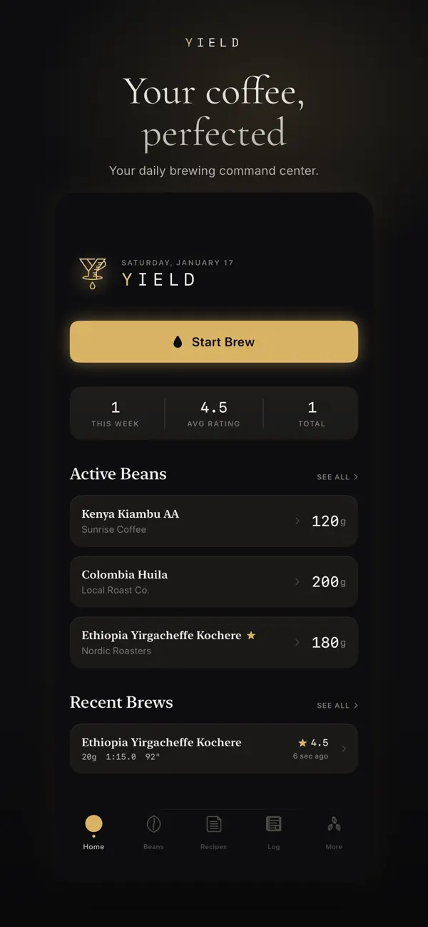 Screenshot #1 pour YIELD Pourover