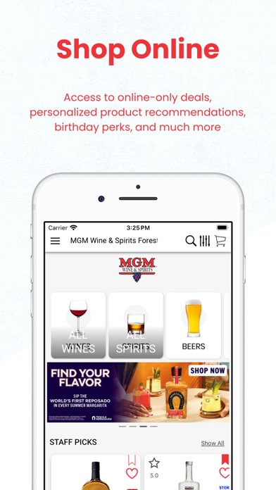 MGM Wine & Spirits Screenshot