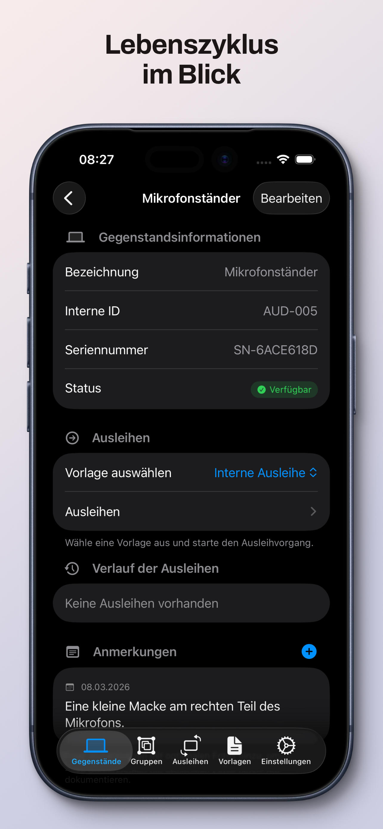 LoanHalpper – Geräteverleih screenshot 7