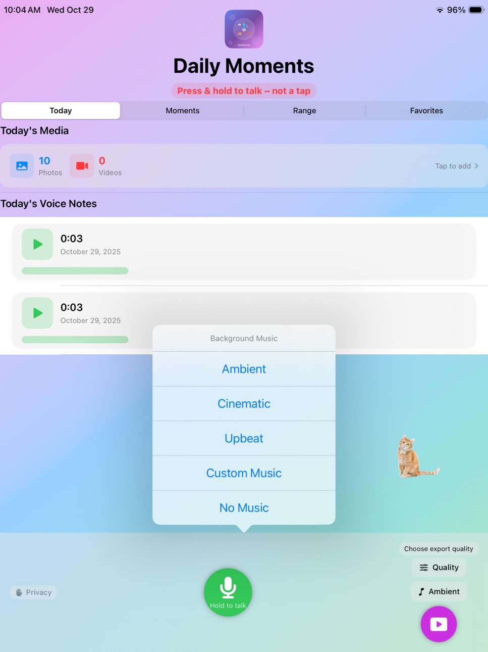 iPad screenshot