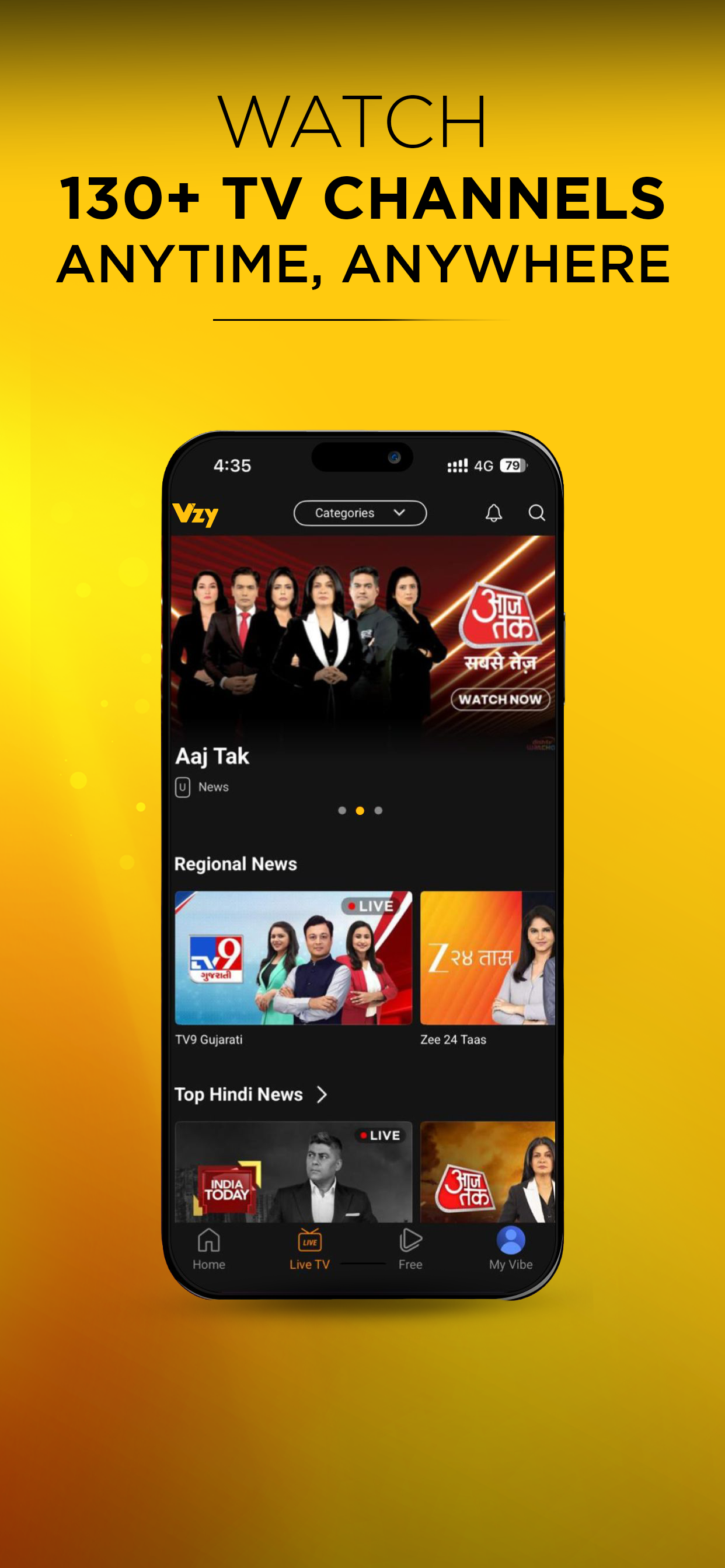 VZY: 29+ OTTs in 1 App screenshot 3