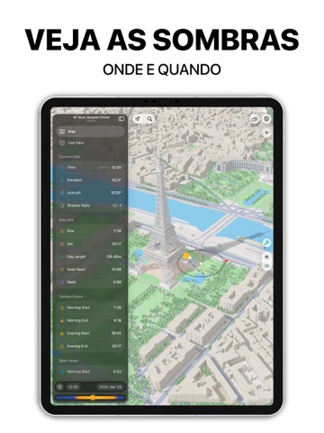 Shade Map & Sun Path: SunCast iPad screenshot 2