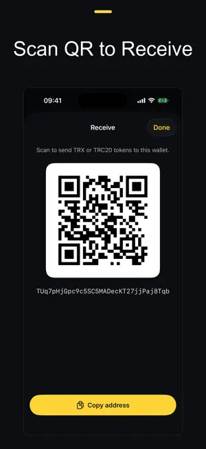 SaveWallet: TRON USDT Wallet screenshot 3
