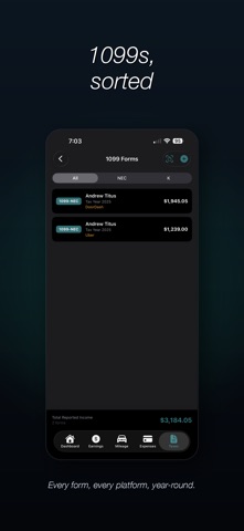 GigLedger Mileage Tax Tracker iPhone screenshot
