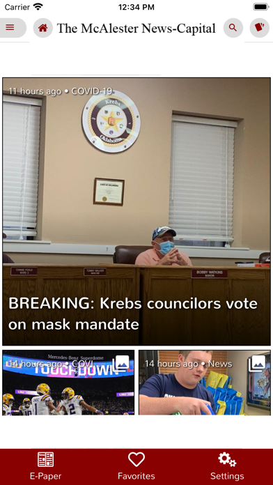 McAlester News-Capital Screenshot