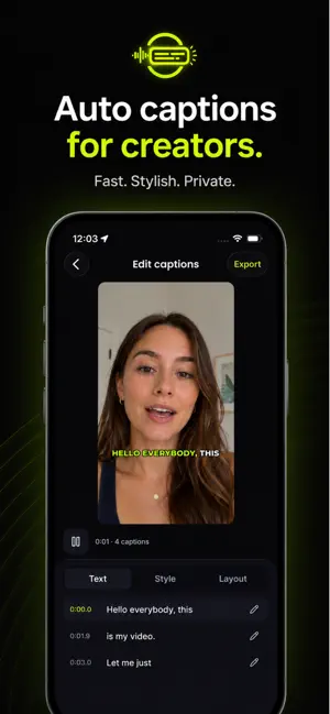 Auto Captions - Video Subtitle screenshot 1