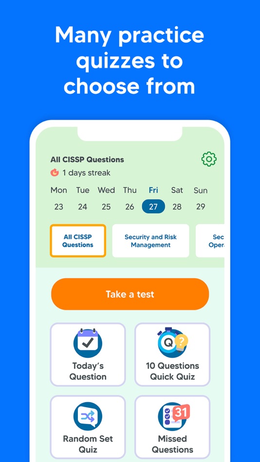 #5. CISSP Exam Prep & Test 2025 (iOS) 由: Best Fun Games