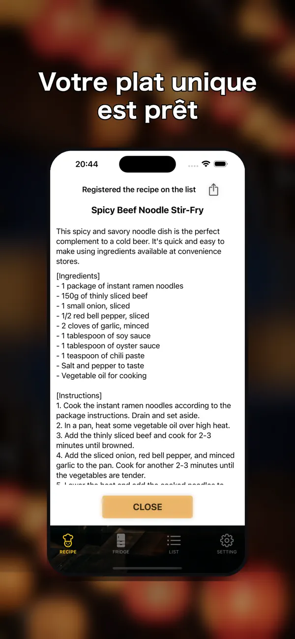 Screenshot #3 pour AI Izakaya - Recettes apéro