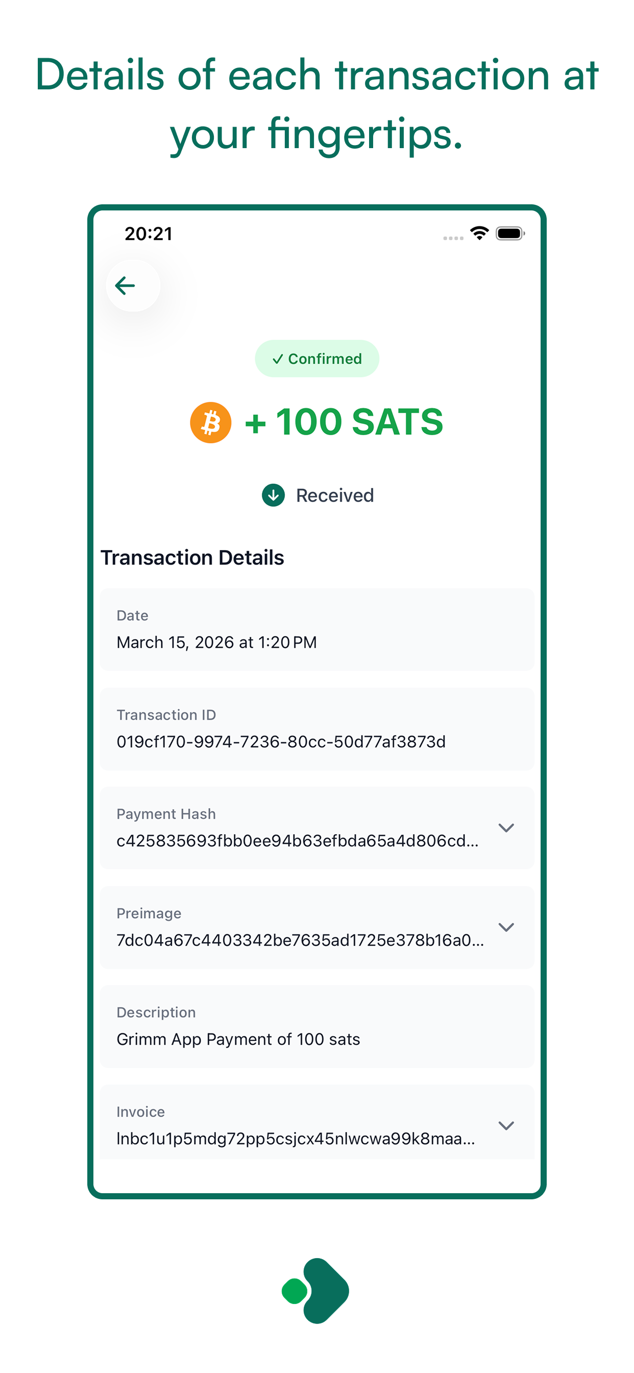 Grimm App: Bitcoin Wallet